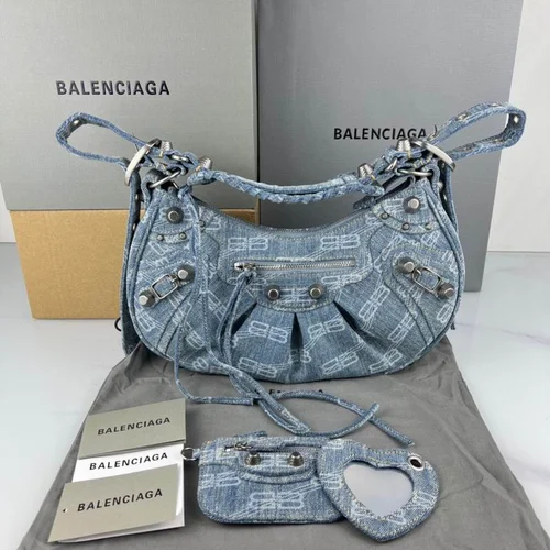 Balenciaga Le Cagole One Shoulder Bag Women Luxury Studded