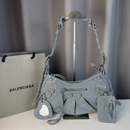 Balenciaga Le Cagole One Shoulder Bag Women Luxury Studded