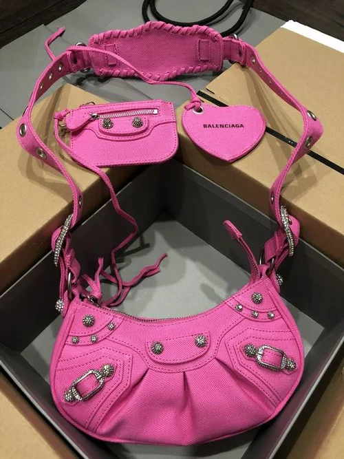 Balenciaga Le Cagole One Shoulder Bag Women Luxury Studded