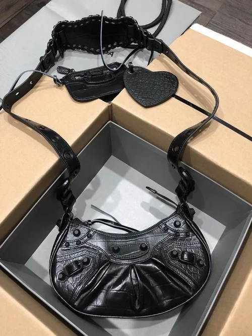 Balenciaga Le Cagole One Shoulder Bag Women Luxury Studded