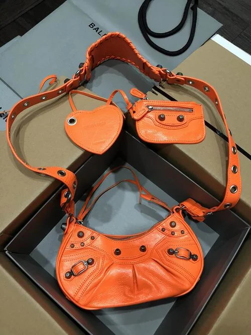 Balenciaga Le Cagole One Shoulder Bag Women Luxury Studded