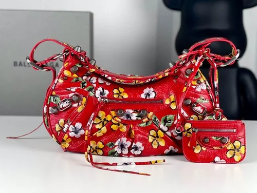 Balenciaga Le Cagole One Shoulder Bag Women Luxury Studded