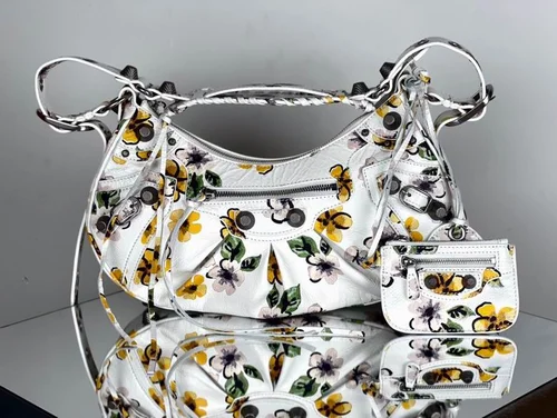 Balenciaga Le Cagole One Shoulder Bag Women Luxury Studded