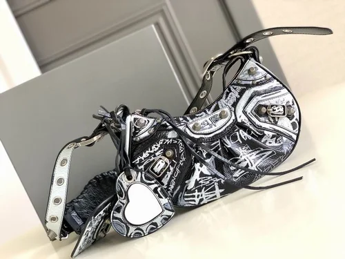 Balenciaga Le Cagole One Shoulder Bag Women Luxury Studded