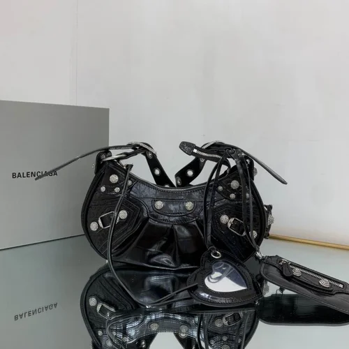 Balenciaga Le Cagole One Shoulder Bag Women Luxury Studded