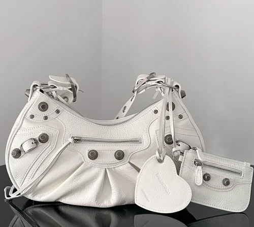 Balenciaga Le Cagole One Shoulder Bag Women Luxury Studded