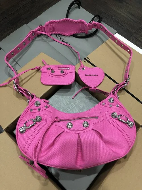 Balenciaga Le Cagole One Shoulder Bag Women Luxury Studded