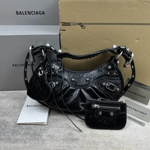 Balenciaga Le Cagole One Shoulder Bag Women Luxury Studded