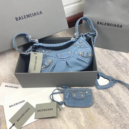 Balenciaga Le Cagole One Shoulder Bag Women Luxury Studded