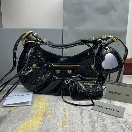 Balenciaga Le Cagole One Shoulder Bag Women Luxury Studded