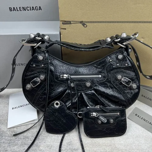 Balenciaga Le Cagole One Shoulder Bag Women Luxury Studded