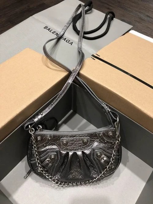 Balenciaga Le Cagole One Shoulder Bag Women Luxury Studded