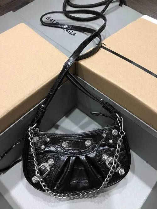 Balenciaga Le Cagole One Shoulder Bag Women Luxury Studded