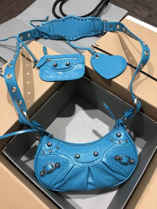 Balenciaga Le Cagole One Shoulder Bag Women Luxury Studded