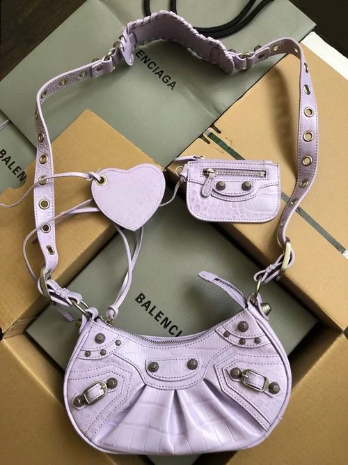 Balenciaga Le Cagole One Shoulder Bag Women Luxury Studded