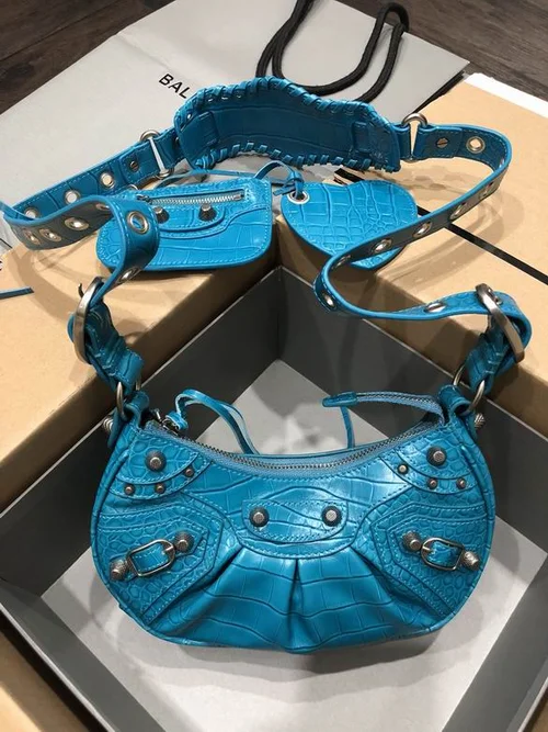 Balenciaga Le Cagole One Shoulder Bag Women Luxury Studded