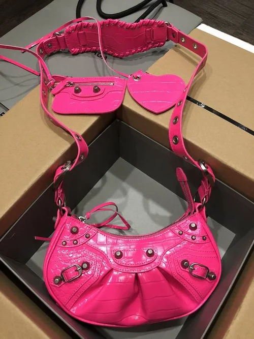 Balenciaga Le Cagole One Shoulder Bag Women Luxury Studded