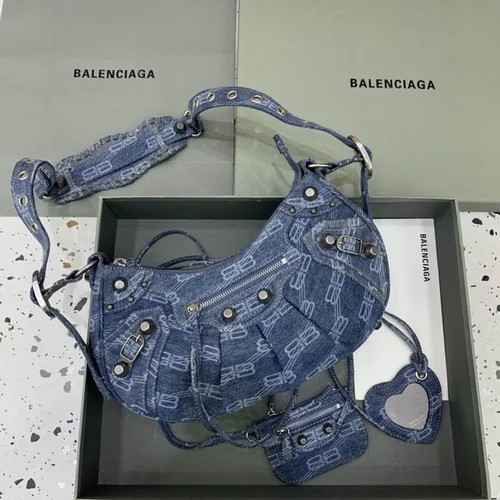Balenciaga Le Cagole One Shoulder Bag Women Luxury Studded