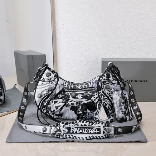 Balenciaga Le Cagole One Shoulder Bag Women Luxury Studded