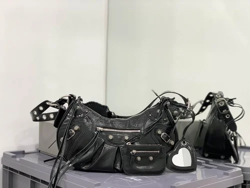 Balenciaga Le Cagole One Shoulder Bag Women Luxury Studded
