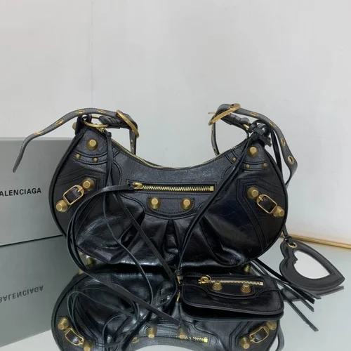 Balenciaga Le Cagole One Shoulder Bag Women Luxury Studded