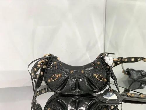 Balenciaga Le Cagole One Shoulder Bag Women Luxury Studded