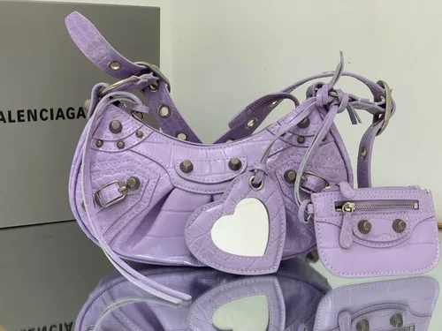 Balenciaga Le Cagole One Shoulder Bag Women Luxury Studded