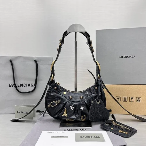 Balenciaga Le Cagole One Shoulder Bag Women Luxury Studded