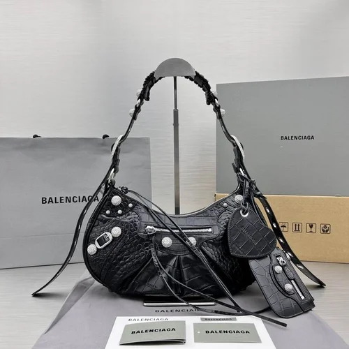 Balenciaga Le Cagole One Shoulder Bag Women Luxury Studded