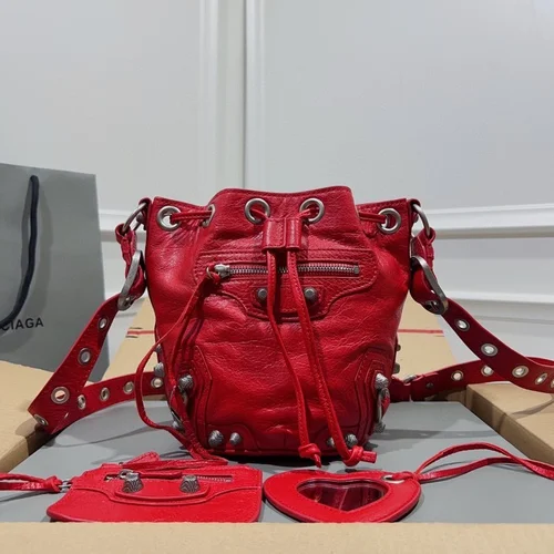 Balenciaga Le Cagole One Shoulder Bag Women Luxury Studded