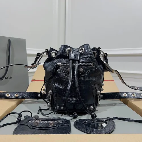 Balenciaga Le Cagole One Shoulder Bag Women Luxury Studded