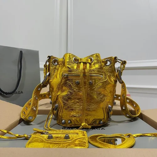 Balenciaga Le Cagole One Shoulder Bag Women Luxury Studded