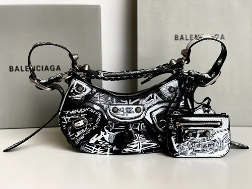Balenciaga Le Cagole One Shoulder Bag Women Luxury Studded