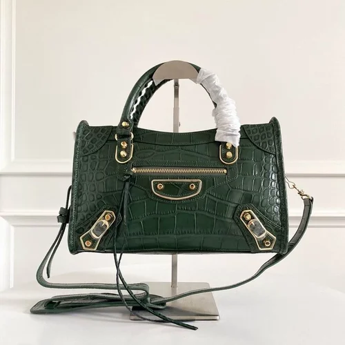 Balenciaga Le Cagole Medium Shoulder Bag Original Studded Leather