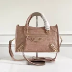 Balenciaga Le Cagole Medium Shoulder Bag Original Studded Leather