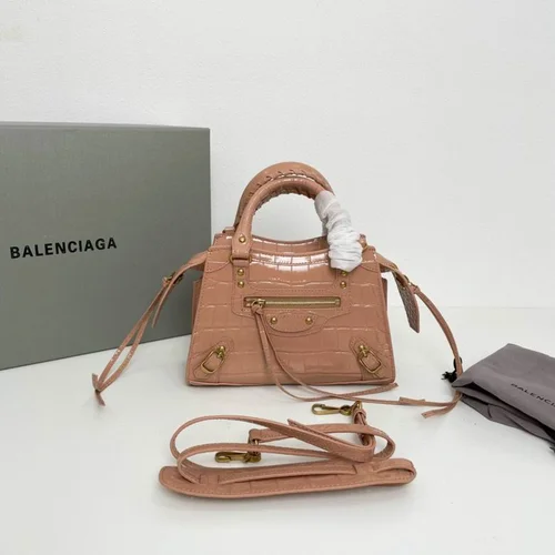 Balenciaga Le Cagole Medium Shoulder Bag Original Studded Leather