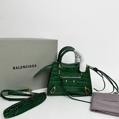 Balenciaga Le Cagole Medium Shoulder Bag Original Studded Leather