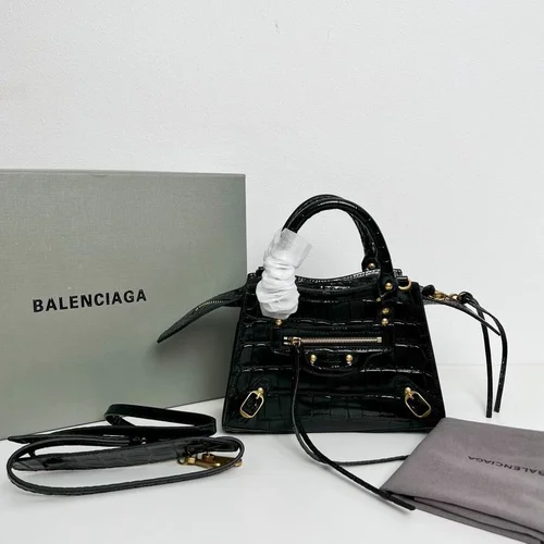 Balenciaga Le Cagole Medium Shoulder Bag Original Studded Leather