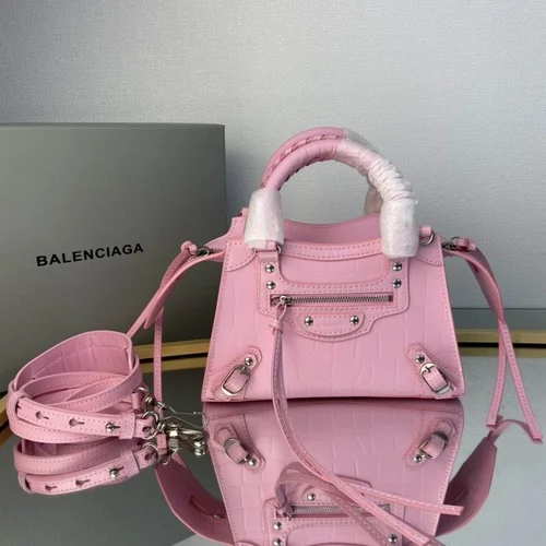 Balenciaga Le Cagole Medium Shoulder Bag Original Studded Leather