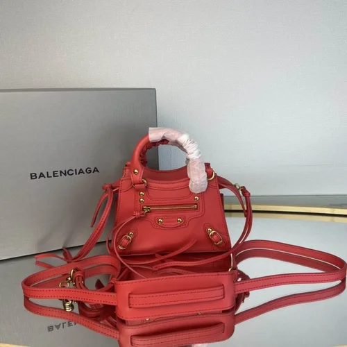 Balenciaga Le Cagole Medium Shoulder Bag Original Studded Leather
