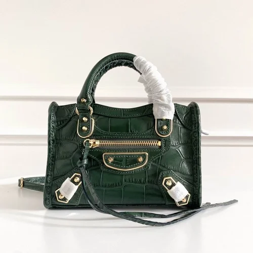 Balenciaga Le Cagole Medium Shoulder Bag Original Studded Leather