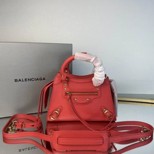 Balenciaga Le Cagole Medium Shoulder Bag Original Studded Leather