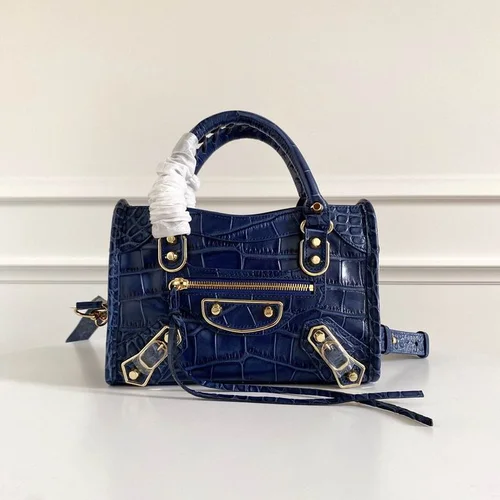 Balenciaga Le Cagole Medium Shoulder Bag Original Studded Leather