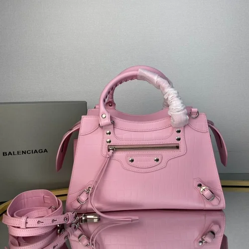 Balenciaga Le Cagole Medium Shoulder Bag Original Studded Leather