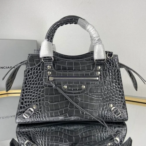 Balenciaga Le Cagole Medium Shoulder Bag Original Studded Leather