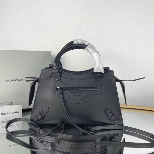 Balenciaga Le Cagole Medium Shoulder Bag Original Studded Leather