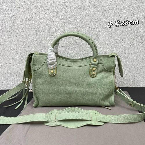 Balenciaga Le Cagole Medium Shoulder Bag Original Studded Leather