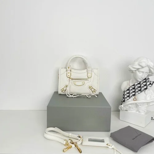 Balenciaga Le Cagole Medium Shoulder Bag Original Studded Leather