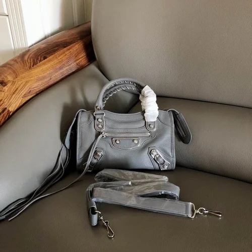 Balenciaga Le Cagole Medium Shoulder Bag Original Studded Leather