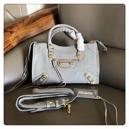 Balenciaga Le Cagole Medium Shoulder Bag Original Studded Leather